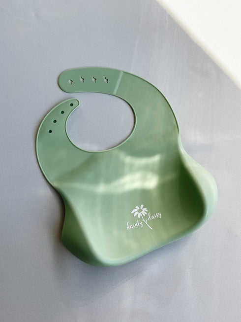 DAINTY DAISY - Green Bib